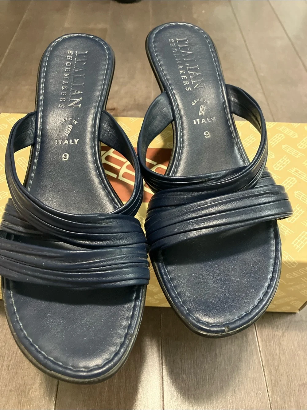 Italian Shoemakers navy leather